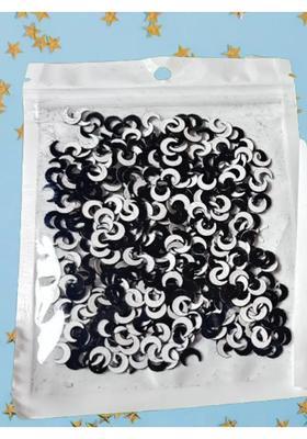 Black Beautiful Velvet Bindi Set