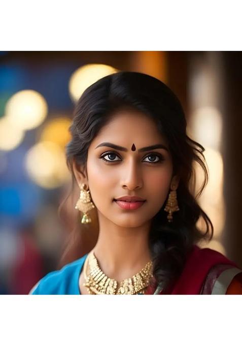 Maroon Beautiful Velvet Bindi Set