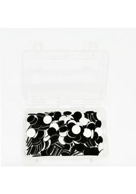 Black Beautiful Velvet Bindi Set