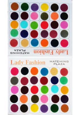 Multicolor Beautiful Velvet Bindi Set