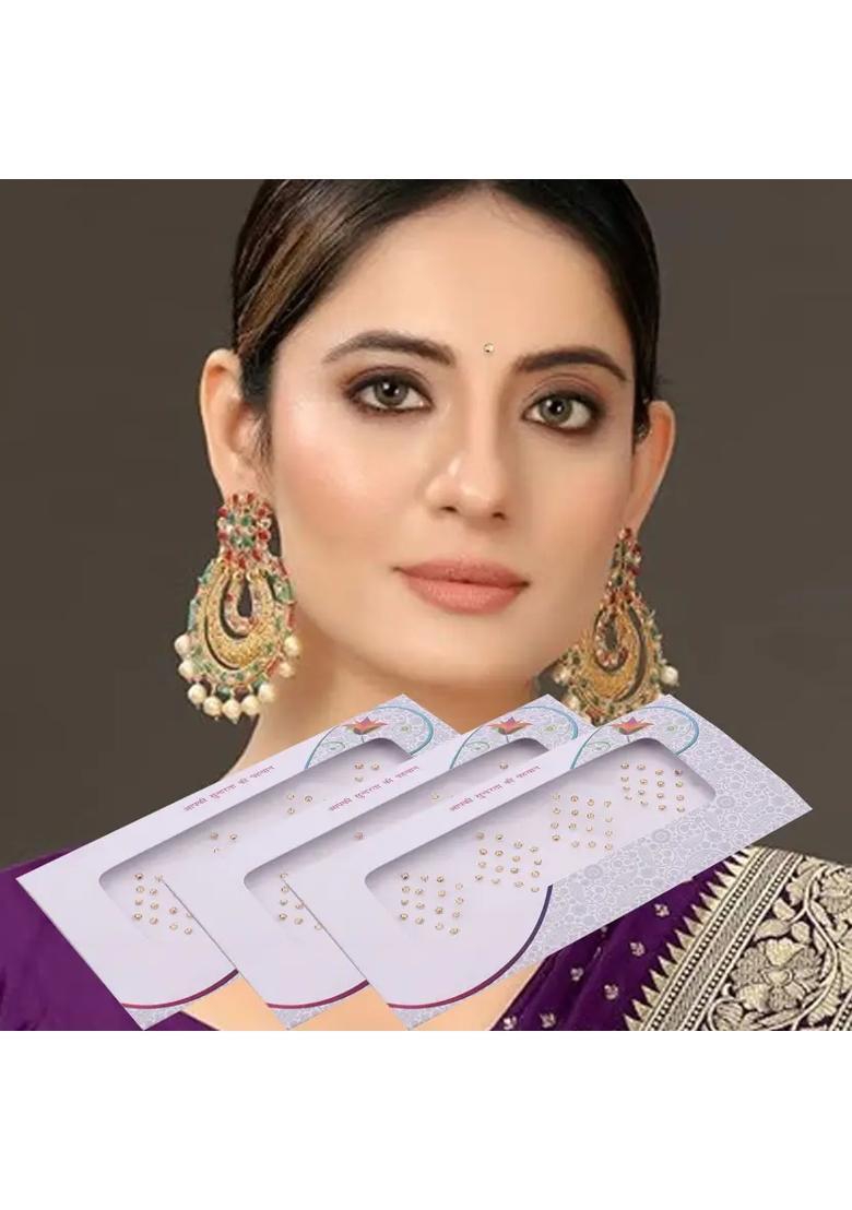 Gold Beautiful Bindi Set - Indya