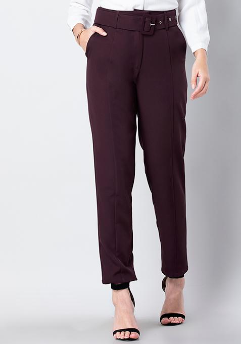 Buy Formal Pants for Girls & Women Blue at Amazon.in-vachngandaiphat.com.vn