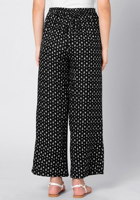 belted palazzo pants