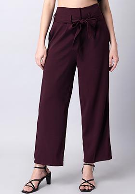 Amazonin Straight  Formal Trousers  Trousers Clothing  Accessories