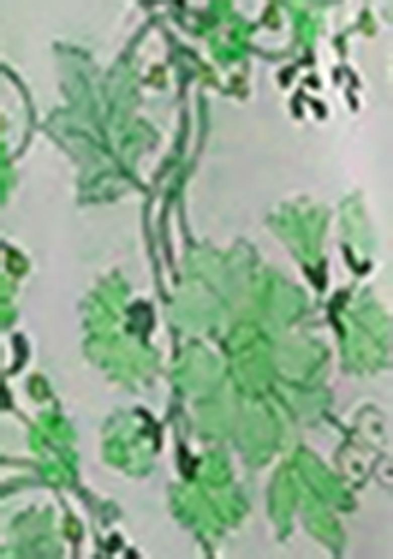 Green Palazzo Set With Hand Embroidered Blouse And Dupatta