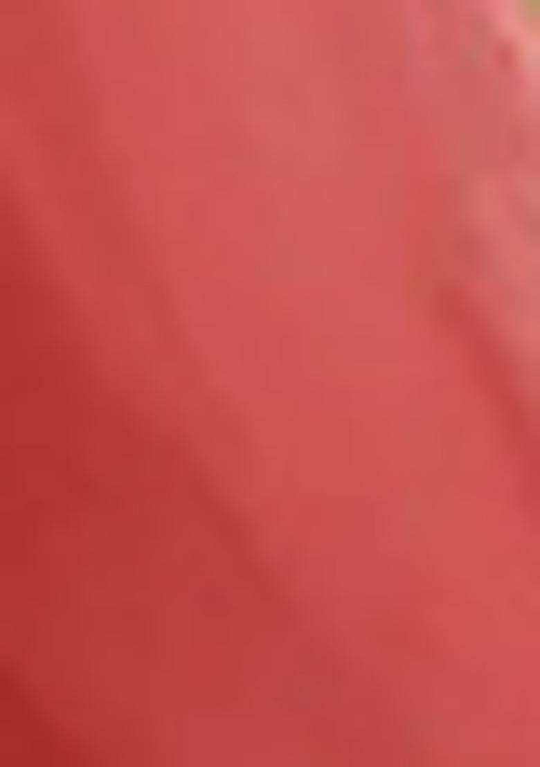 Red Pants Set With Hand Embroidered Blouse And Dupatta