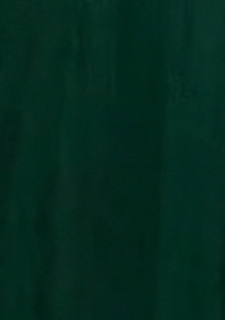 Dark Green Hand Embroidered Organza Lehenga Set