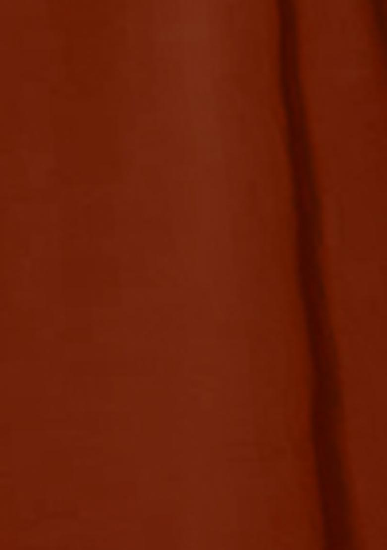 Rusty Brown Lehenga Set With Hand Embroidered Blouse And Dupatta