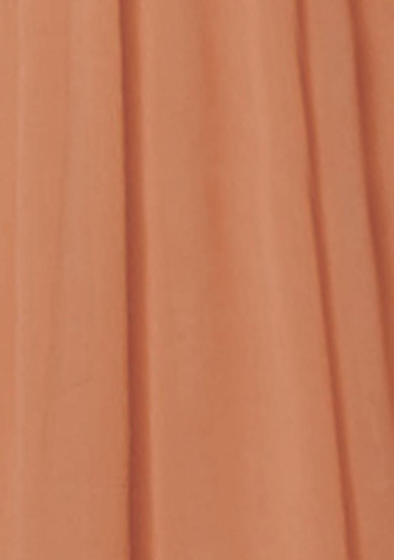 Peach Lehenga Set With Hand Embroidered Blouse And Dupatta