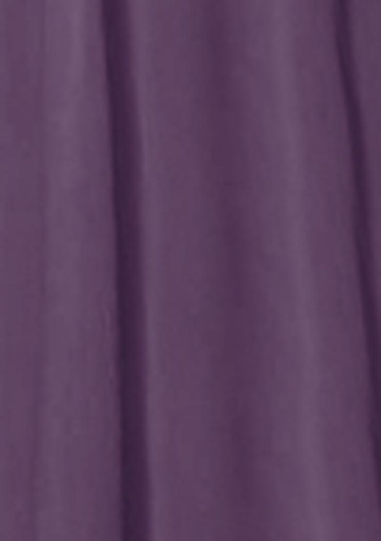 Purple Lehenga Set With Hand Embroidered Blouse And Dupatta