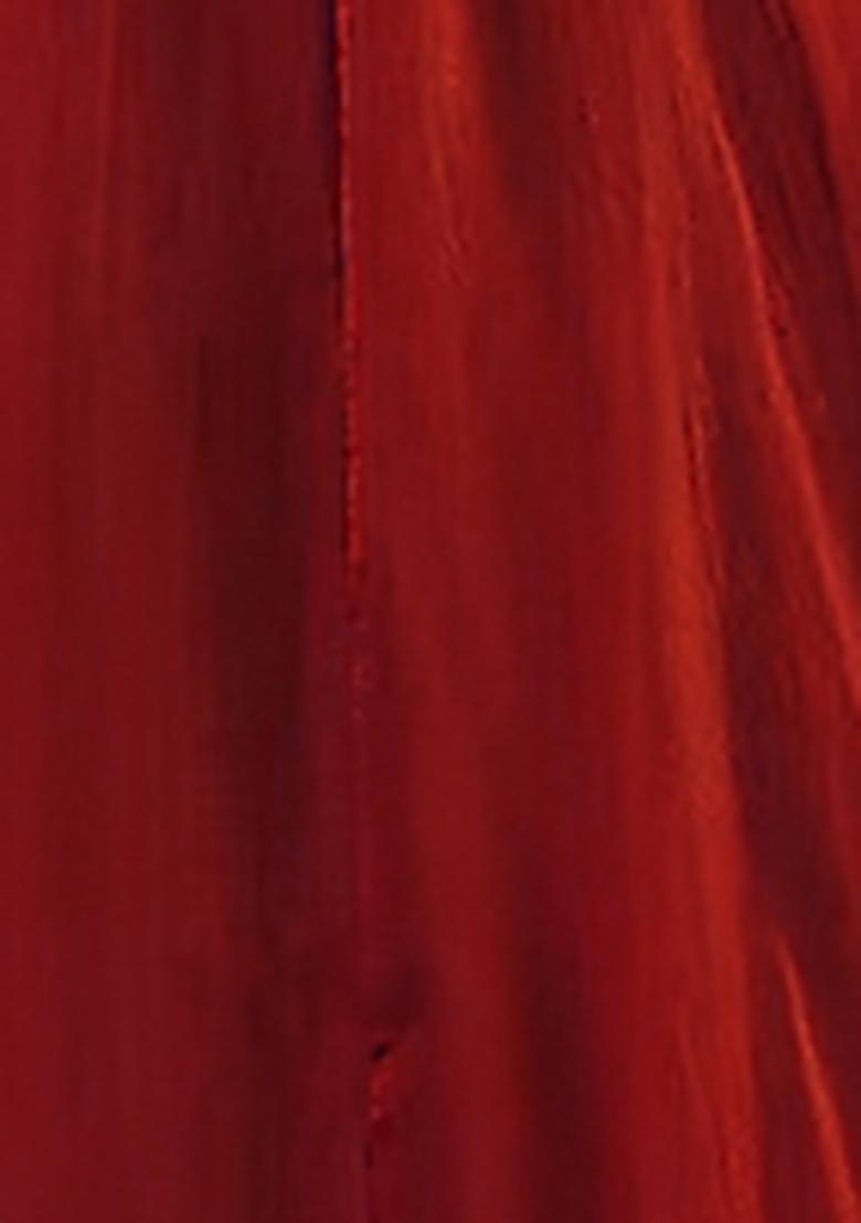 Red Lehenga Set With Hand Embroidered Blouse And Dupatta