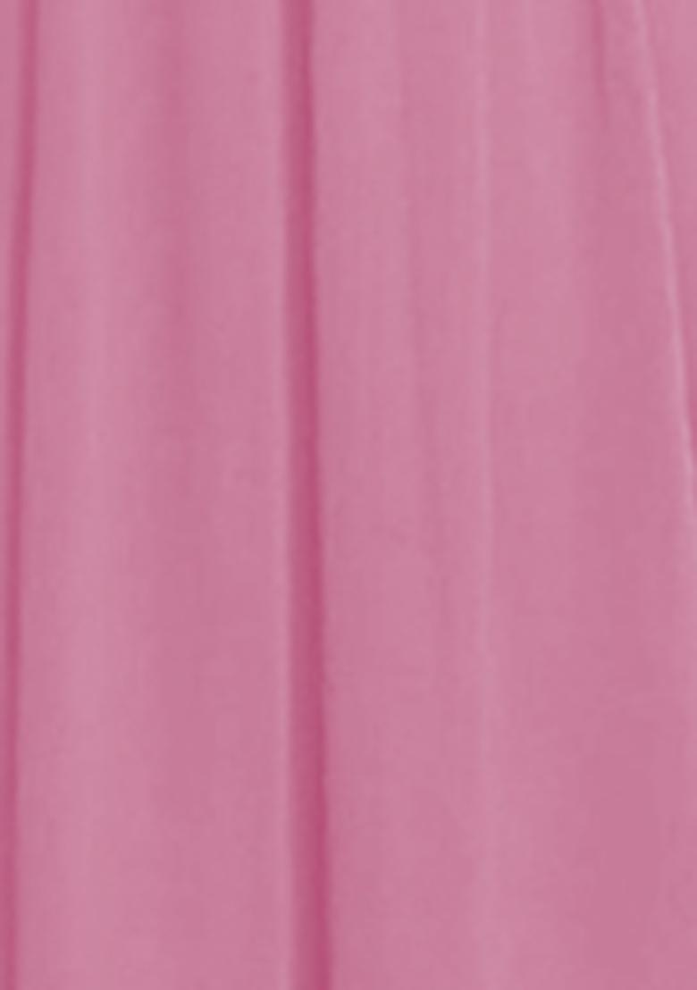 Pink Lehenga Set With Hand Embroidered Blouse And Dupatta