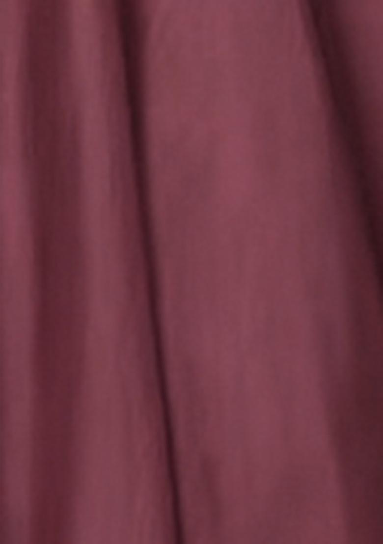 Mauve Lehenga Set With Hand Embroidered Blouse And Dupatta