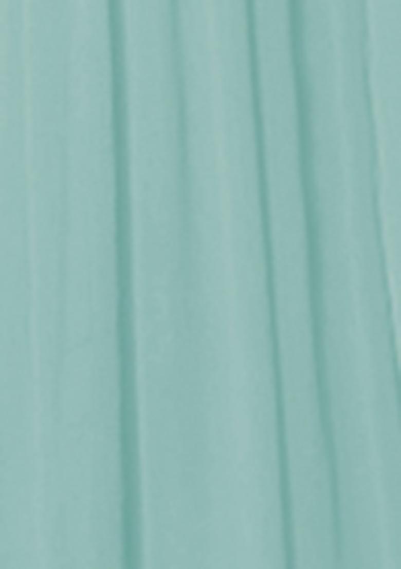 Pastel Green Lehenga Set With Hand Embroidered Blouse And Dupatta