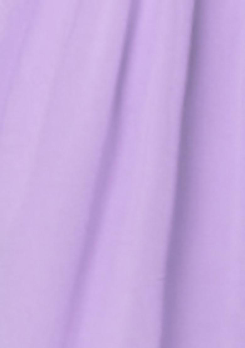 Lavender Lehenga Set With Hand Embroidered Blouse And Dupatta