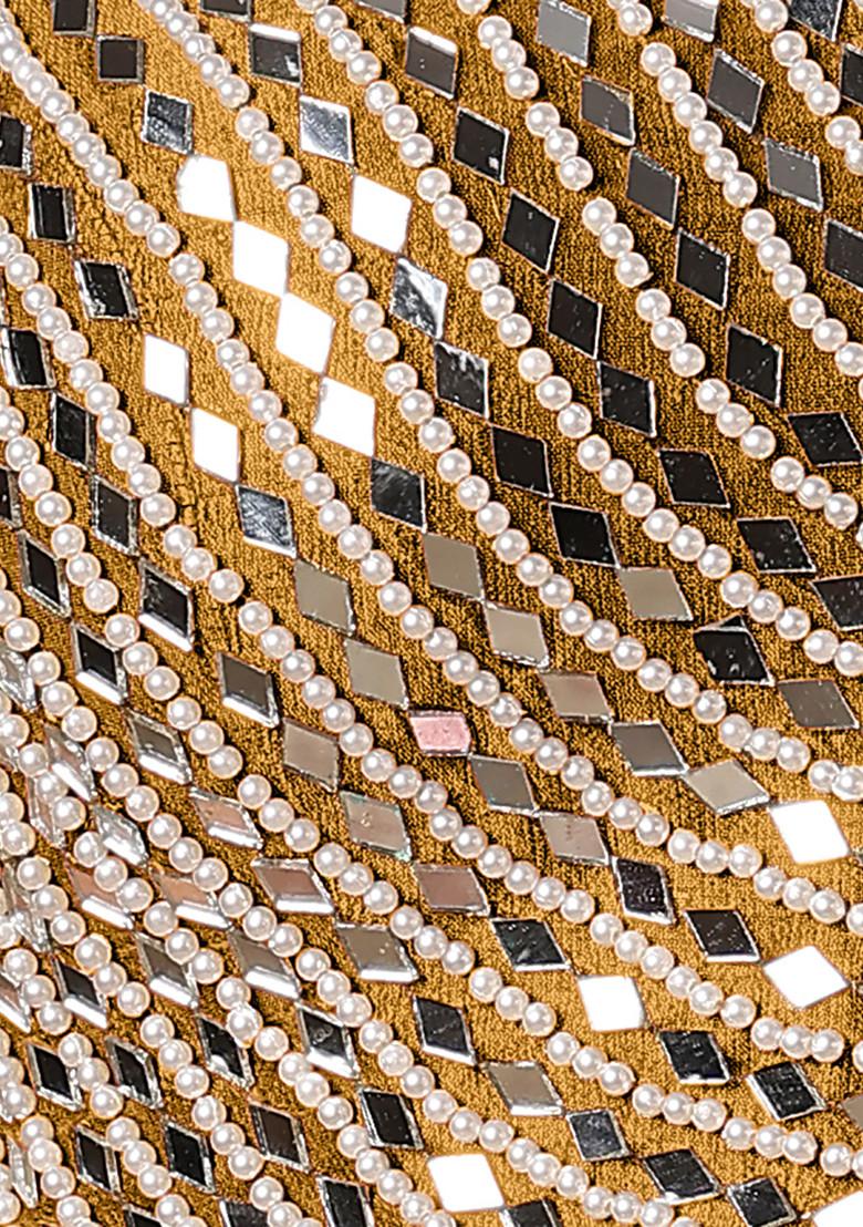 Beige Lehenga Set With Hand Embroidered Blouse And Dupatta