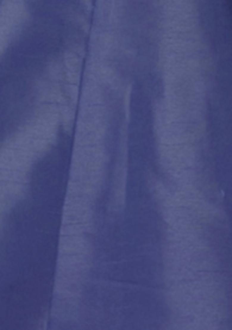 Royal Blue Lehenga Set With Hand Embroidered Blouse And Dupatta