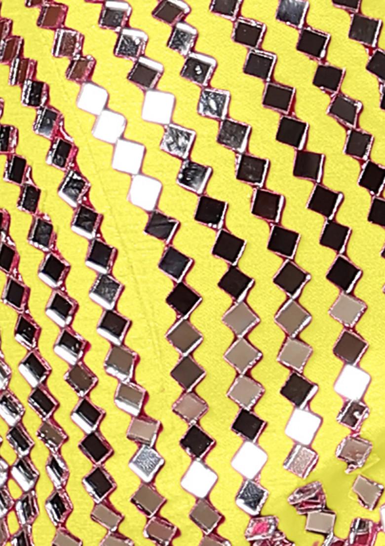 Yellow Lehenga Set With Hand Embroidered Blouse And Dupatta