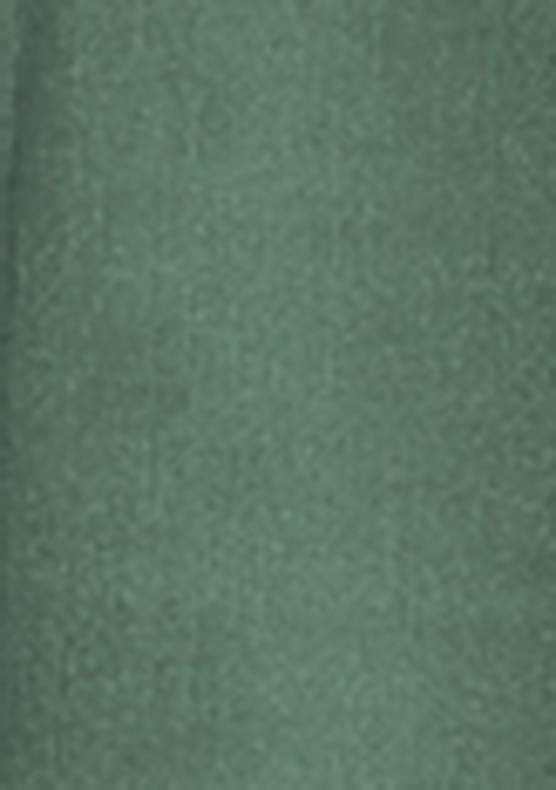 Sage Green Lehenga Set With Hand Embroidered Blouse And Dupatta