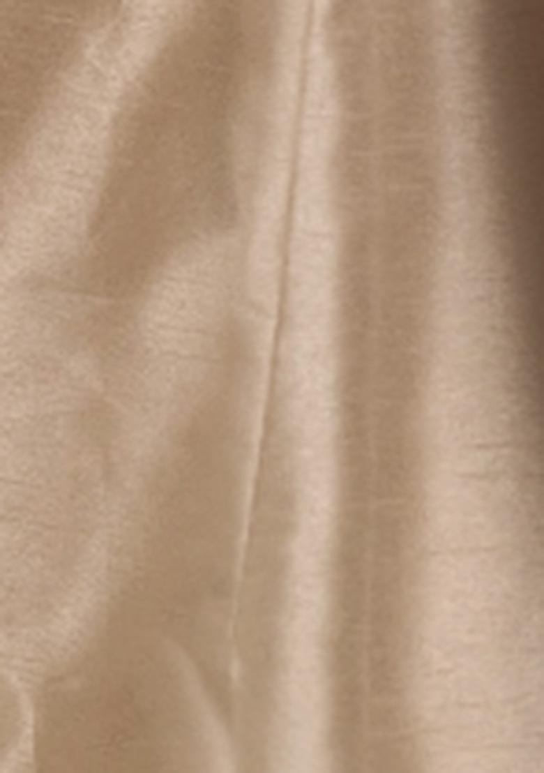 Golden Lehenga Set With Hand Embroidered Blouse And Dupatta