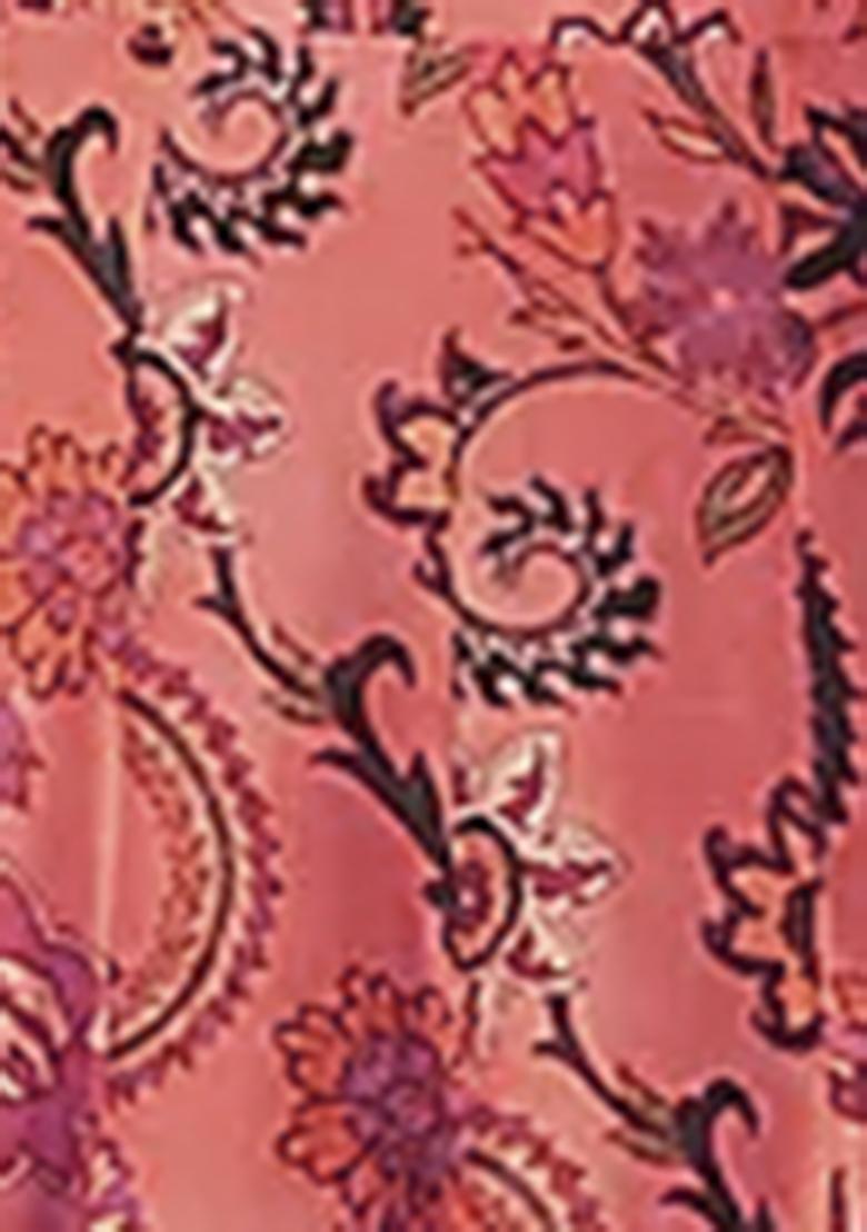 Peach Lehenga Set With Hand Embroidered Blouse And Dupatta