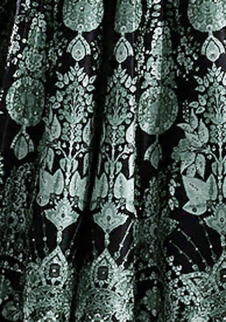 Green Lehenga Set With Hand Embroidered Blouse And Dupatta