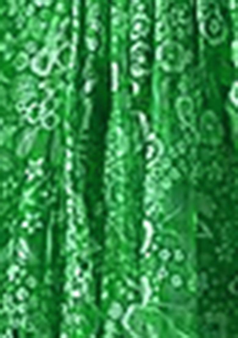 Green Lehenga Set With Hand Embroidered Blouse And Jacket