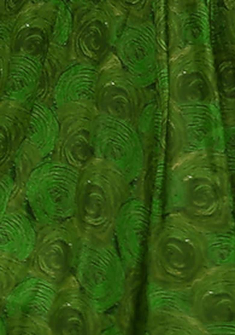 Hunter Green Lehenga Set With Hand Embroidered Blouse And Dupatta