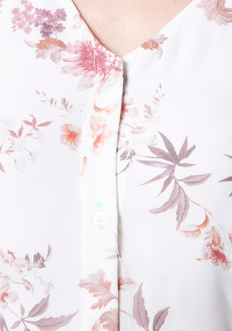 Buy Women White Floral Maxi Shirt Dress - Maxi Dresses Online India ...
