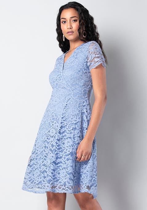 blue lace midi