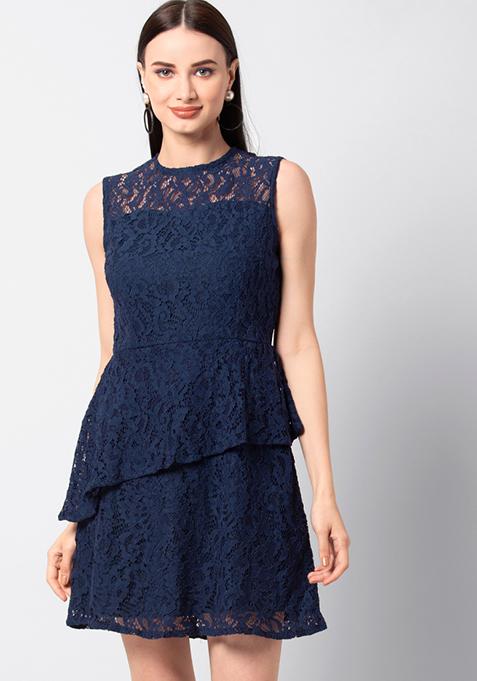 Lace Dresses Buy Lace Dresses for Girls Women Online in India FabAlley