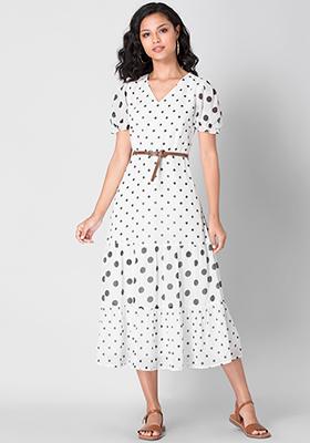 together polka dot dress