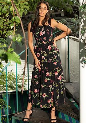 Buy Black Maxi Dresses for Women Online 
