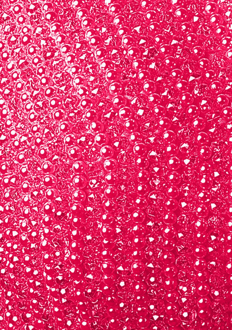 Red Pre-Stitched Saree Set With Hand Embroidered Blouse