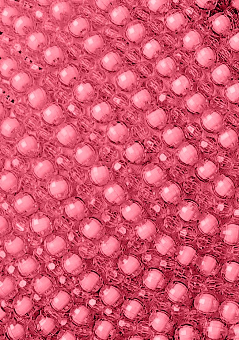 Pink Pre-Stitched Saree Set With Hand Embroidered Blouse