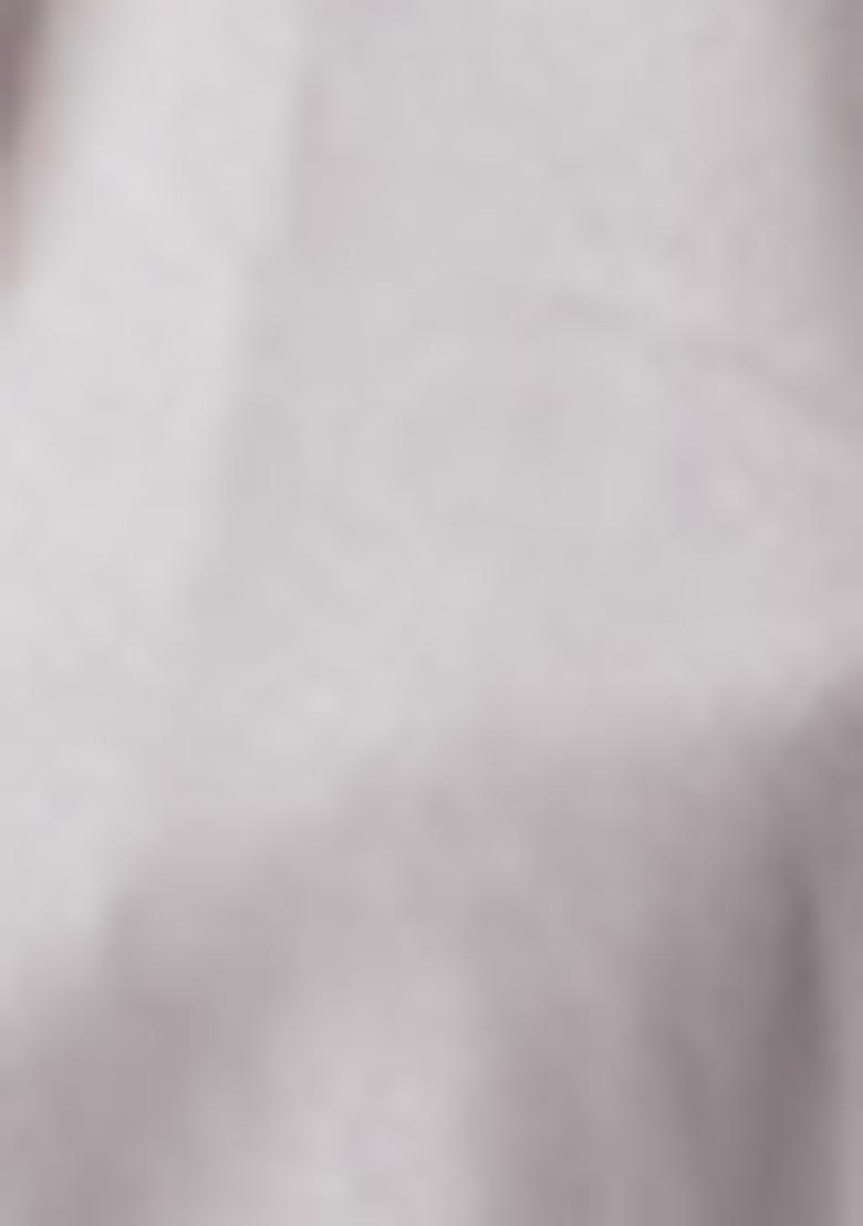 Grey Pre-Stitched Saree Set With Hand Embroidered Blouse