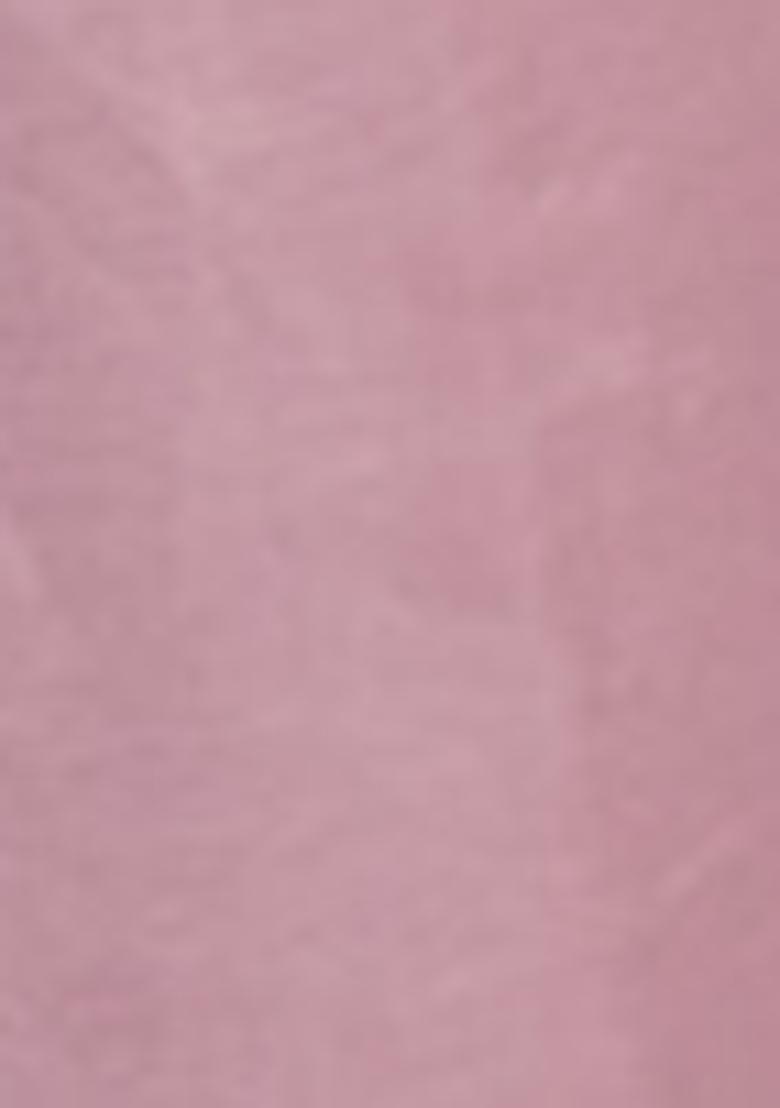 Mauve Pre-Stitched Saree Set With Hand Embroidered Blouse