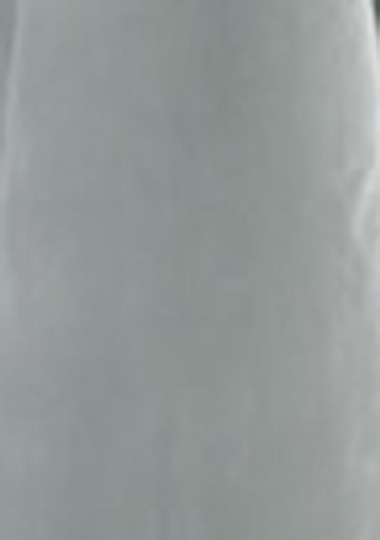 Grey Pre-Stitched Saree Set With Hand Embroidered Blouse