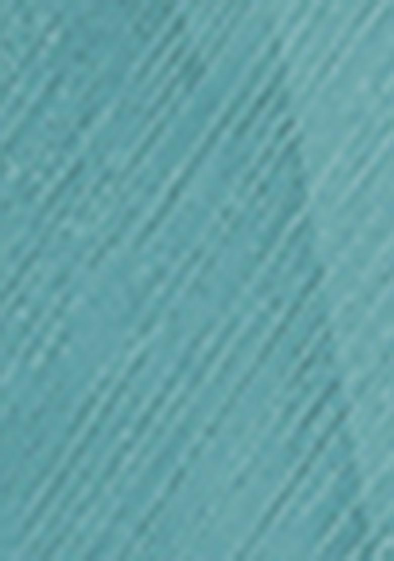 Sea Green Pre-Stitched Saree Set With Hand Embroidered Blouse