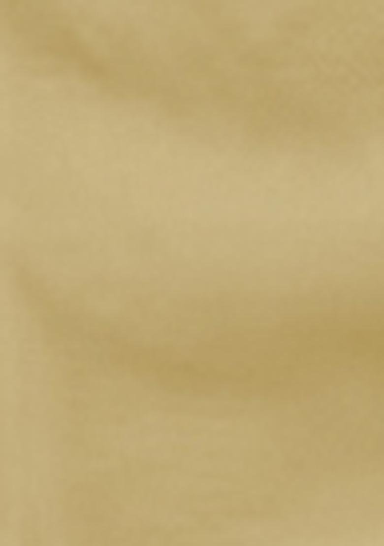 Yellow Pre-Stitched Saree Set With Hand Embroidered Blouse