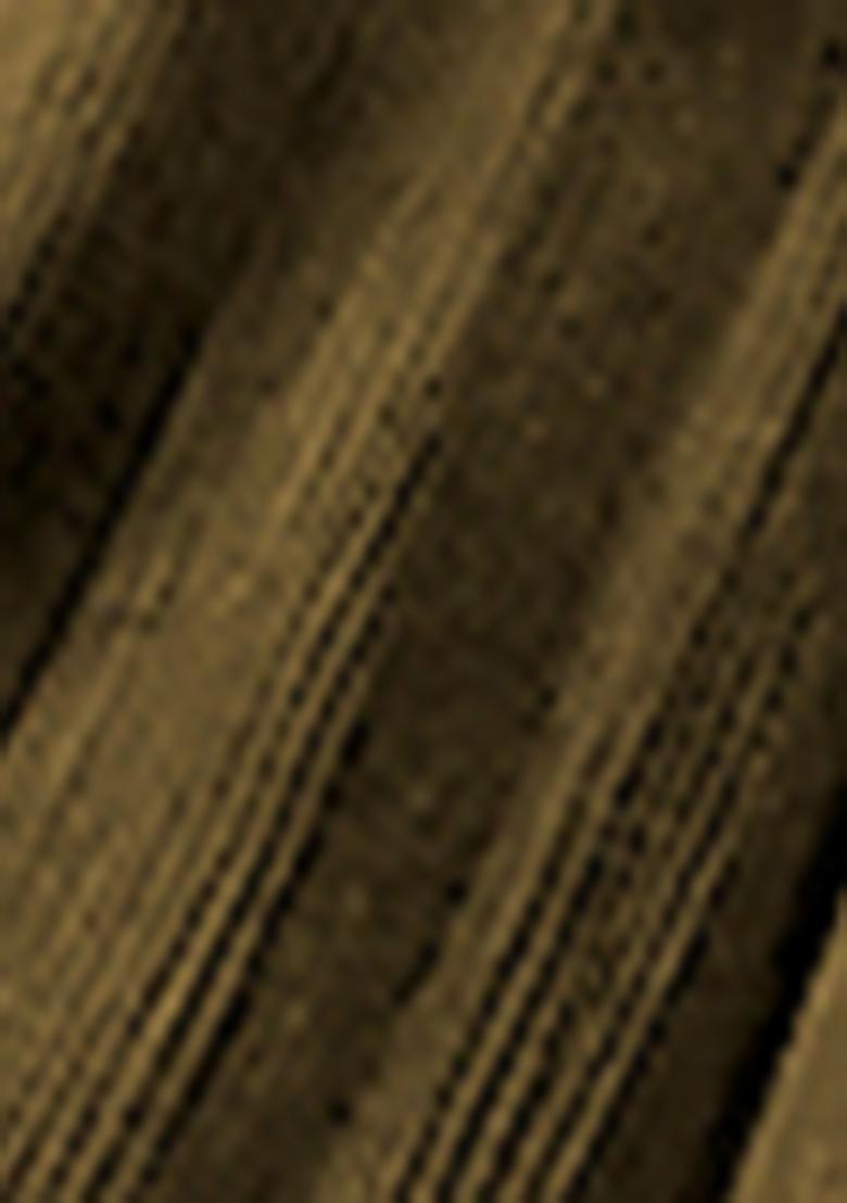 Brown Pre-Stitched Saree Set With Hand Embroidered Blouse