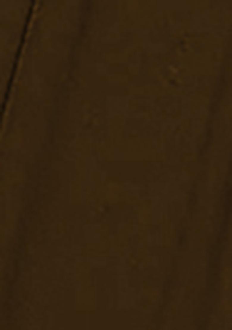 Dark Yellow Pre-Stitched Saree Set With Hand Embroidered Blouse