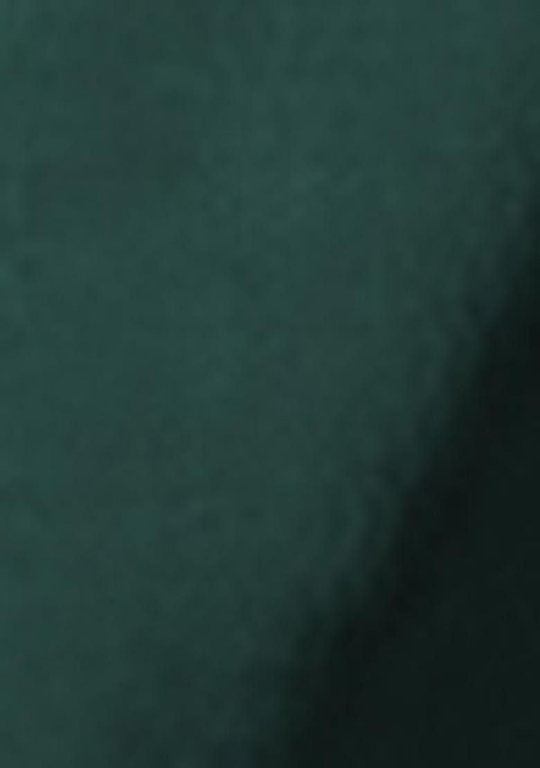 Forest Green Pre-Stitched Saree Set With Hand Embroidered Blouse