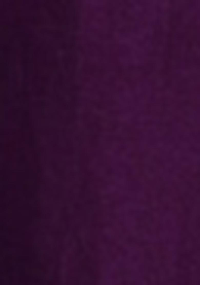 Purple Pre-Stitched Saree Set With Hand Embroidered Blouse