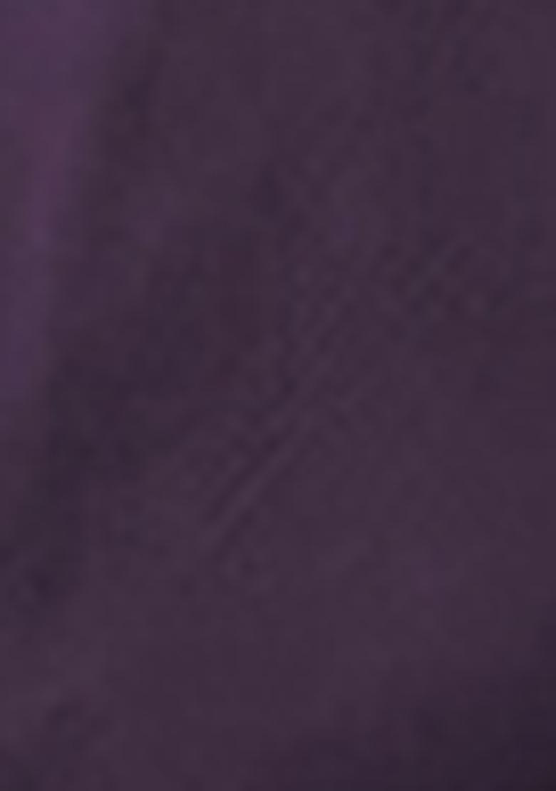 Lavender Pre-Stitched Saree Set With Hand Embroidered Blouse