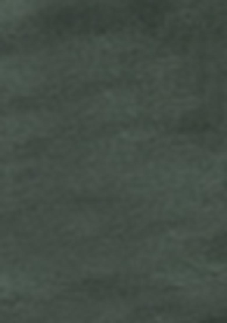 Green Pre-Stitched Saree Set With Hand Embroidered Blouse