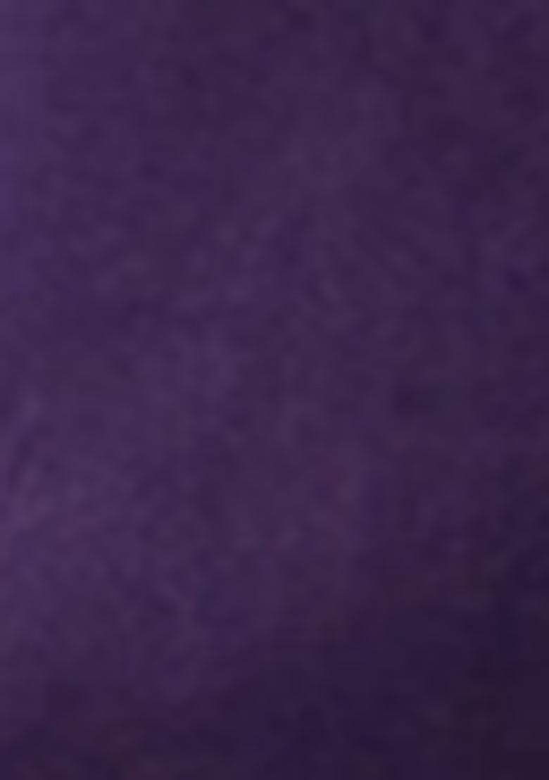 Purple Pre-Stitched Saree Set With Hand Embroidered Blouse