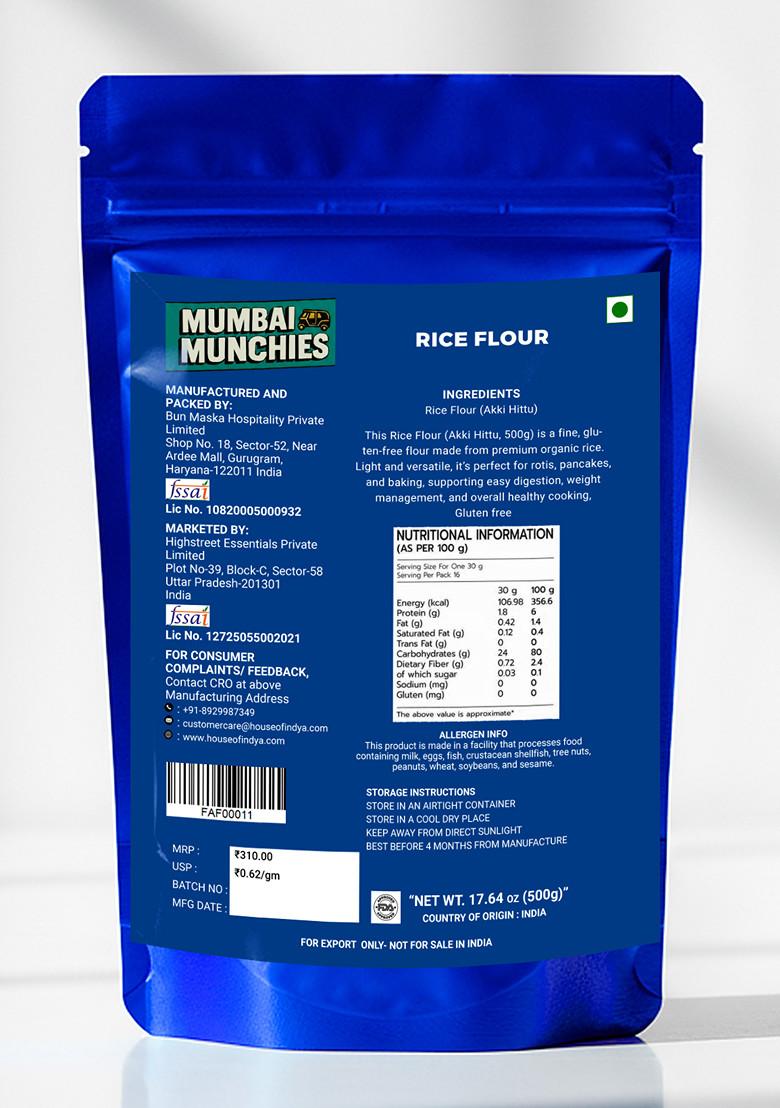 Rice Flour 17.64 oz (500 g) - Indya