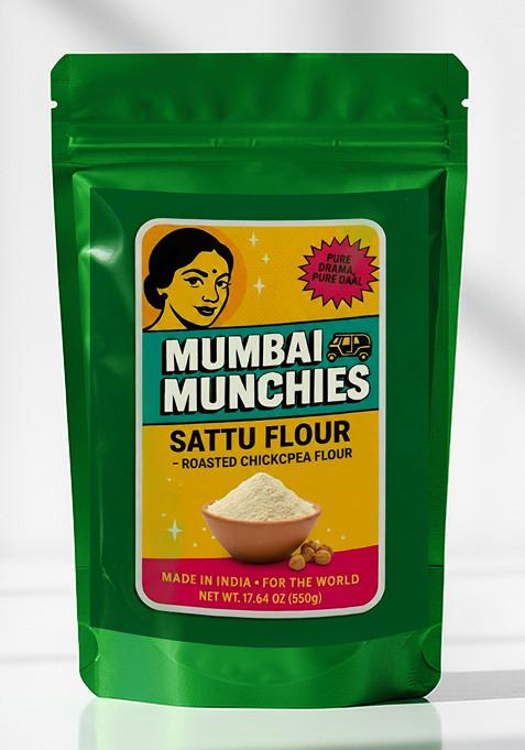 Sattu Flour Roasted Chickpea Protein Powder 17.64 oz (500 g)