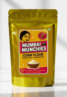 Corn Flour (Makki Atta) Stoneground 17.64 oz (500 g)